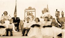 Queen Shenandoah and court, 1951